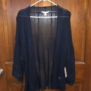 Navy cardigan